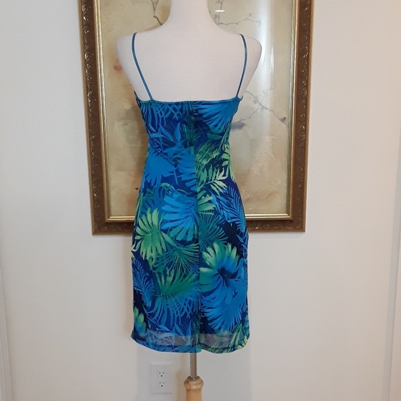 NWOT City Triangle Blue Lagoon Dress - Picture 3 of 5